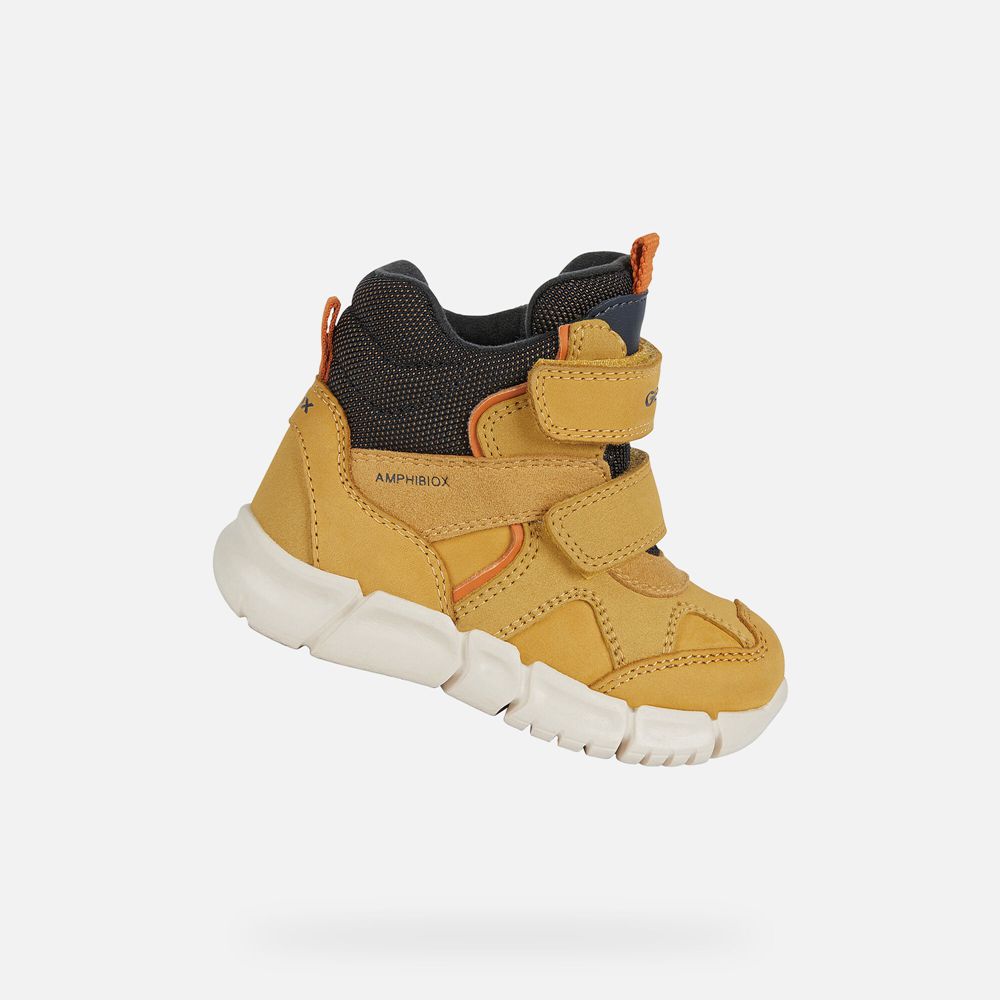 Geox Bebek Bot Kahverengi - Flexyper Abx Boy - CAD-624178